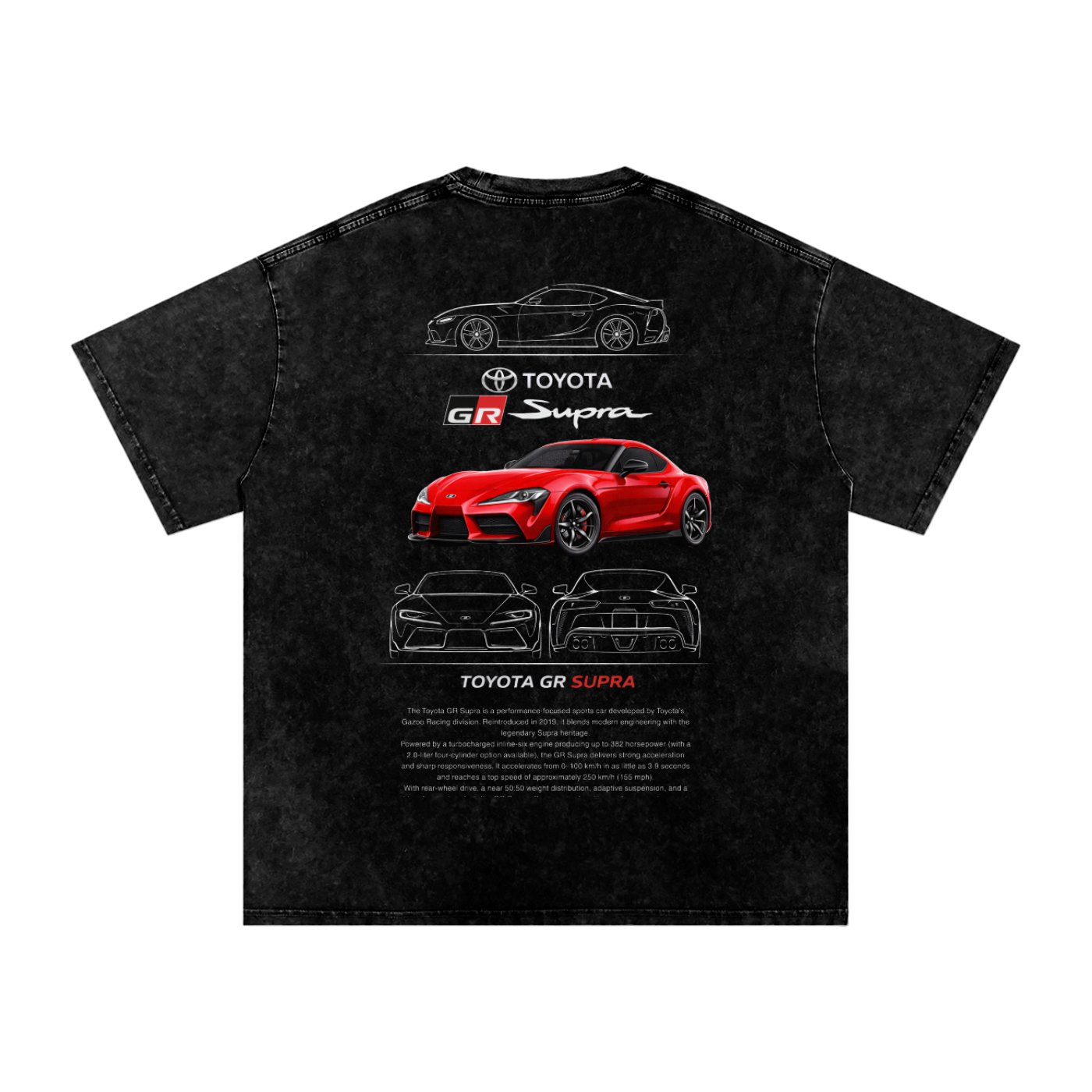 Toyota Supra Oversized Cotton T-Shirt