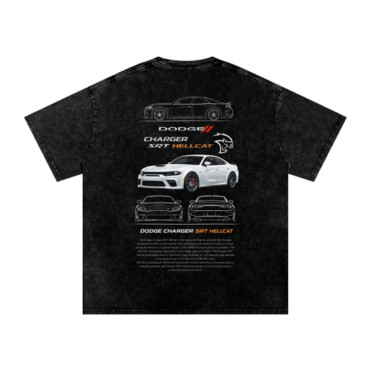 Dodge Charger SRT Oversized Cotton T-Shirt