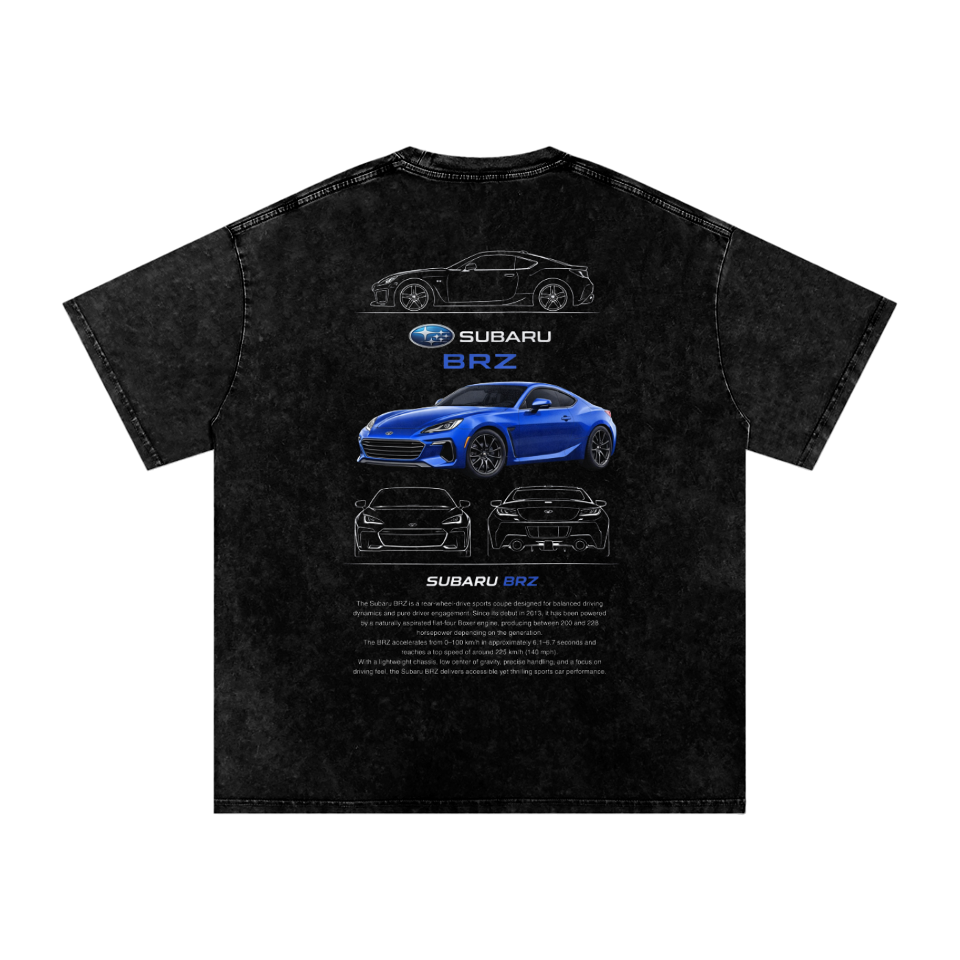 Subaru BRZ Oversized Cotton T-Shirt