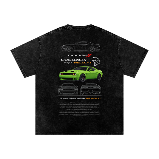 Dodge Challenger SRT Oversized Cotton T-Shirt